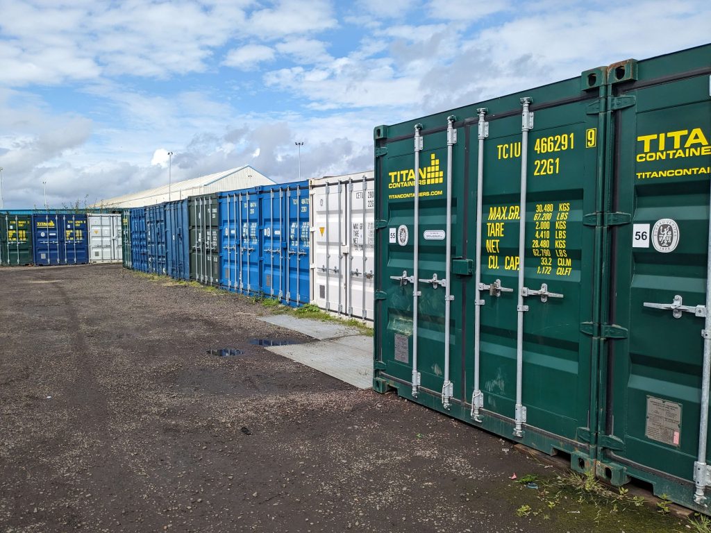 Office relocation storage container