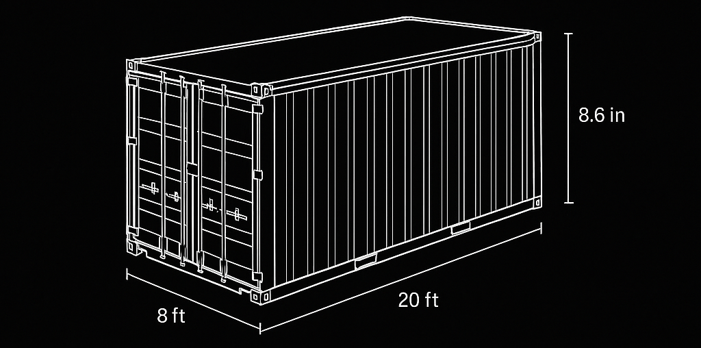 20ft storage container